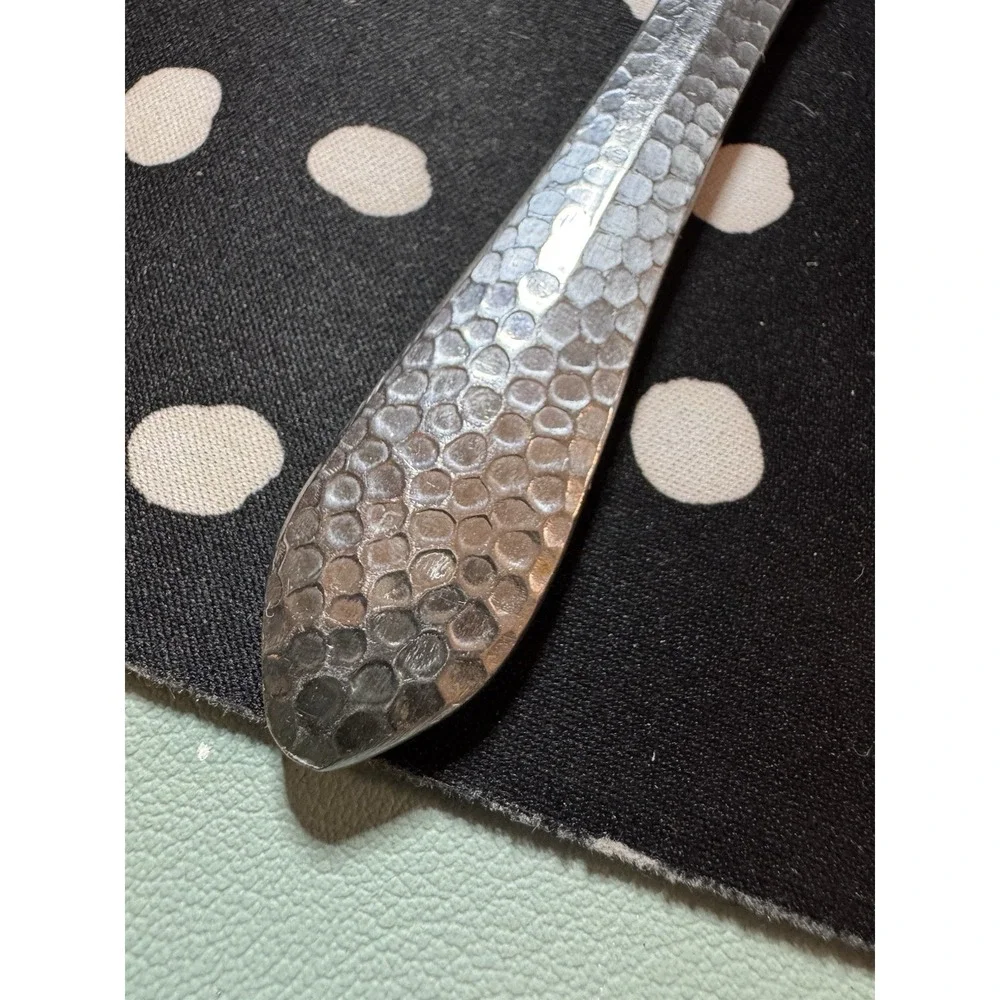 12 Piece Martha Stewart MSE Stainless Steel Hammered Silverware Replacements